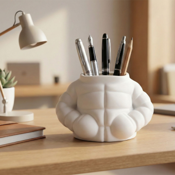 3D Baskı Modern Kalemlik